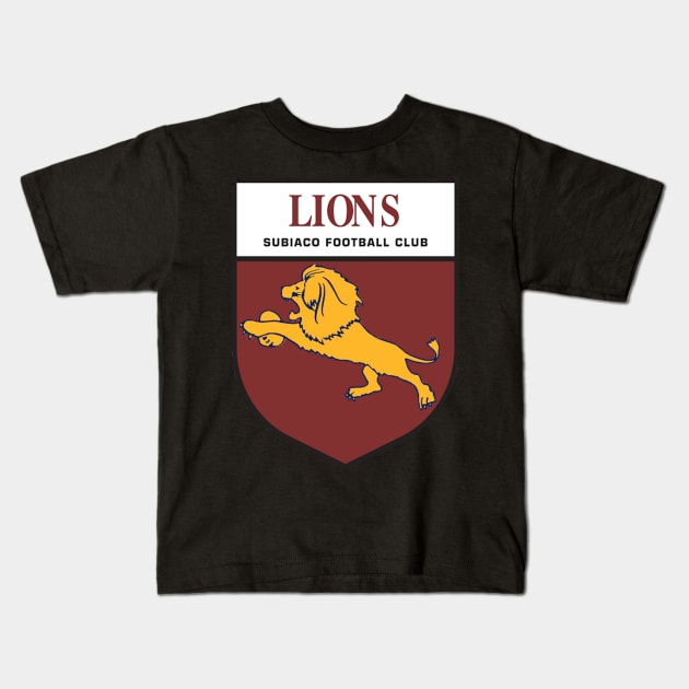 Subiaco football club | AFL australian football Kids T-Shirt by euror-design